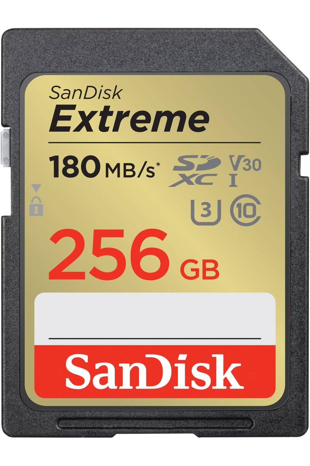 mazıdağı mazzıdağ Extreme SDXC UHS-I hafıza kartı 256 GB (V30, 180 MB/s aktarım, U3, 4K UHD videolar, Sa