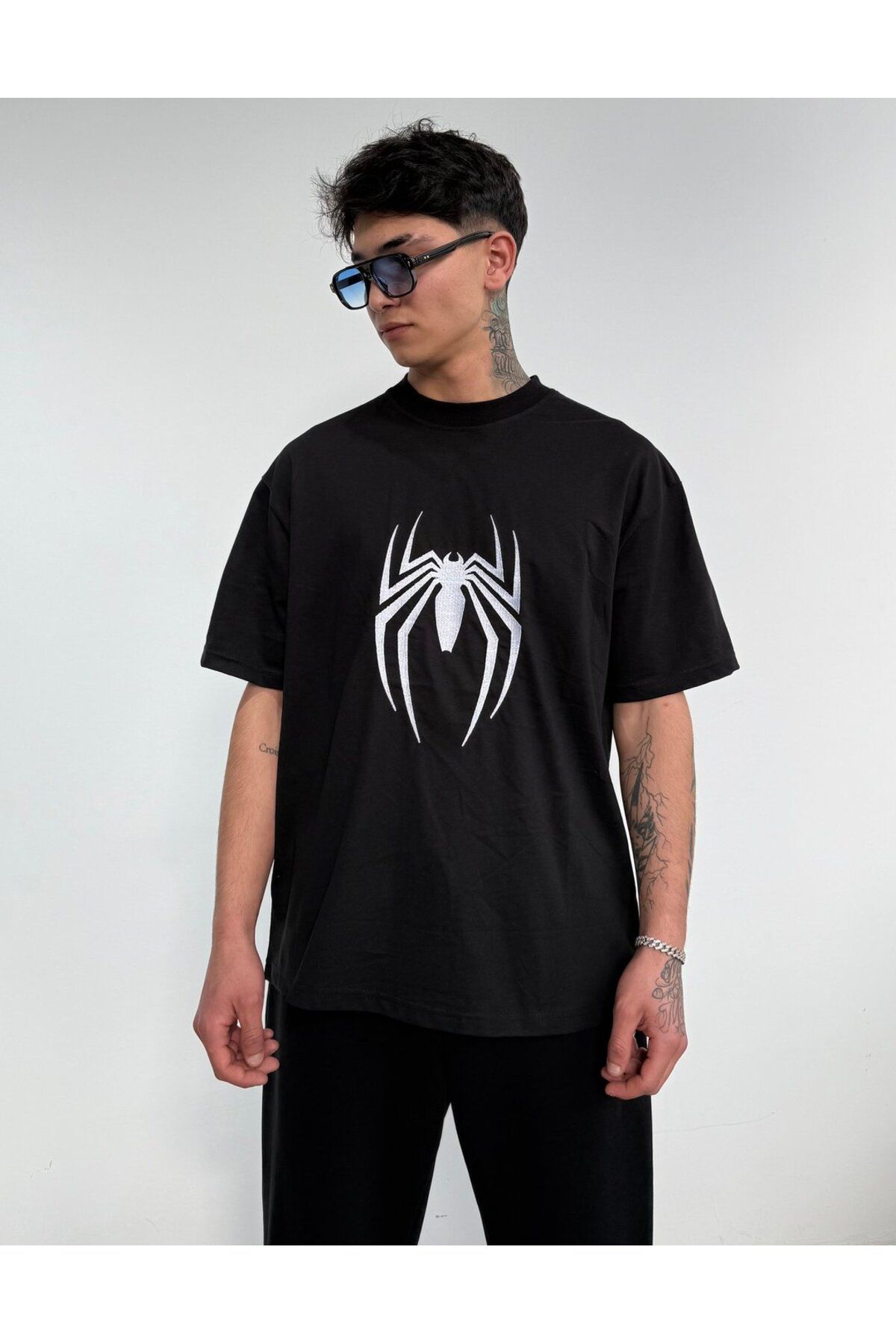 zaee Spider Nakışlı Oversize Tişört