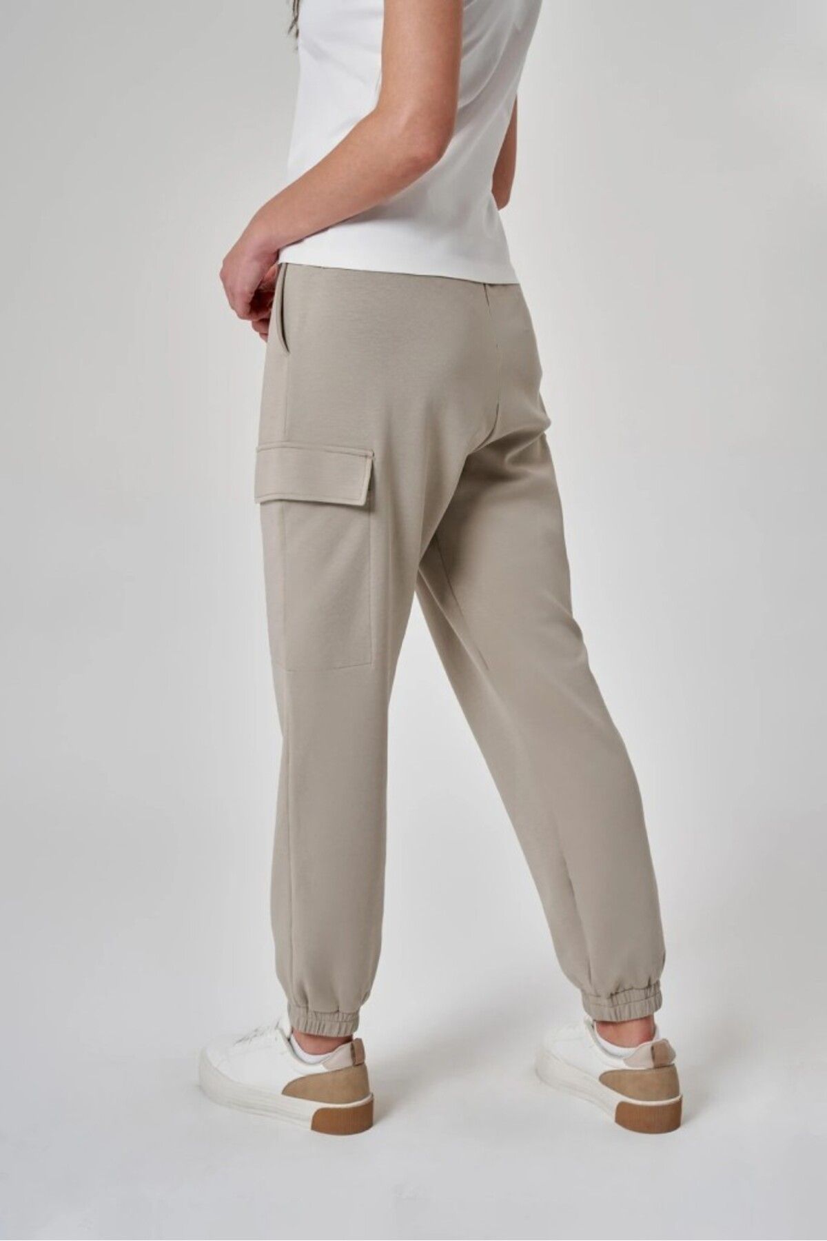 Exuma-Women's Sand Color Sweatpants 1528010-Kum 5