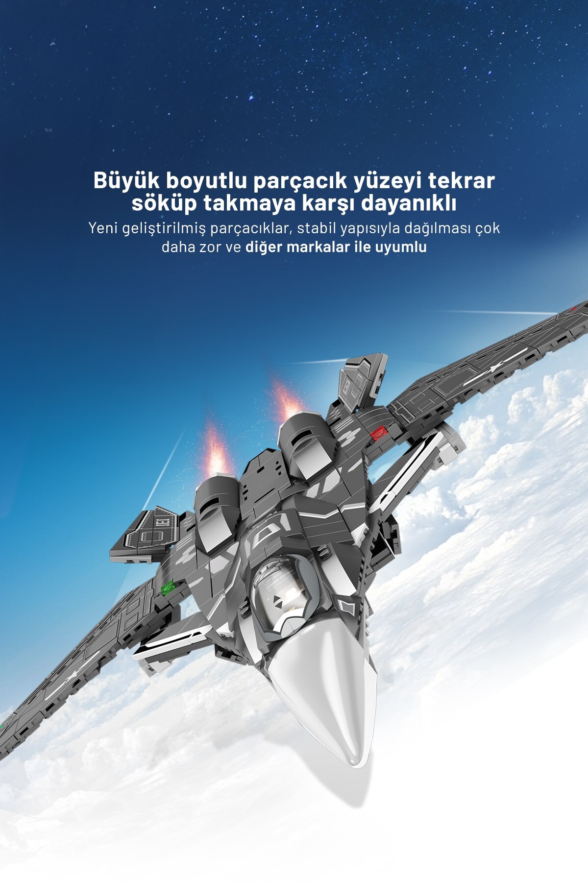 مجموعه بلوک‌های ساختمانی هواپیمای جنگی نسل جدید با پایگاه حامل، ۹۶۰ تکه