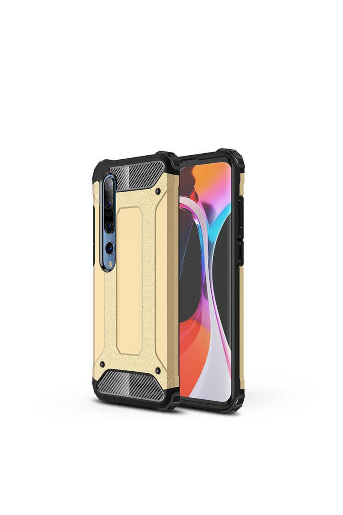 halkhouse Xiaomi Mi 10 Kılıf Zırh Tank Sert Korumalı Silikon Crash Silikon Kapak
