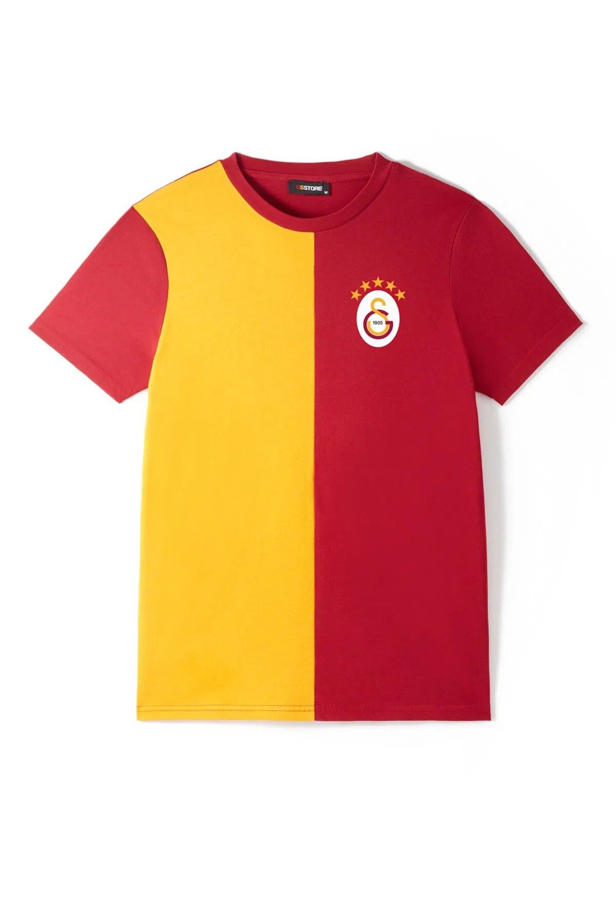 Galatasaray Lisanslı Sarı - Kırmızı 5 Yıldız T-Shirt Forma