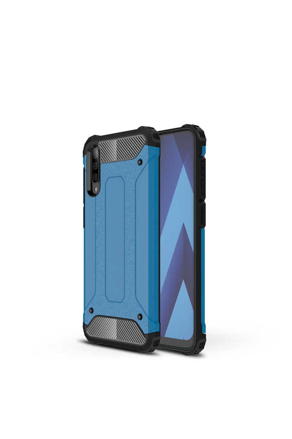 halkhouse Galaxy A70 Kılıf Zırh Tank Sert Korumalı Silikon Crash Silikon Kapak