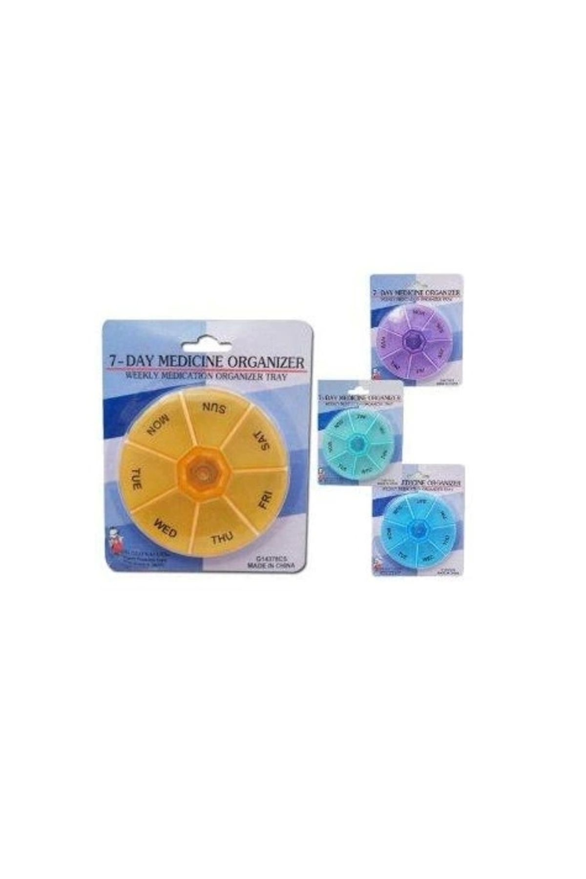 shop Haftalık İlaç Saklama Kutusu - Oval Kutu