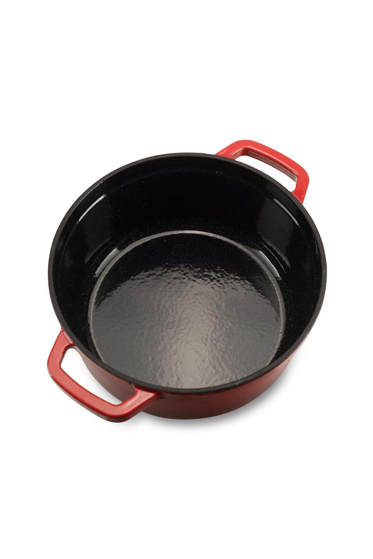 Hausberg-Enameled cast iron pot with lid HB-H742, capacity 3L, diameter 22 cm, depth 10 cm 4