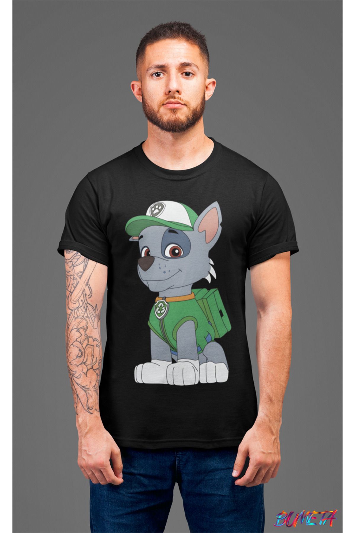 Bumeta Paw Petrol Rocky Karakter Characters Unisex Tişört T-Shirt