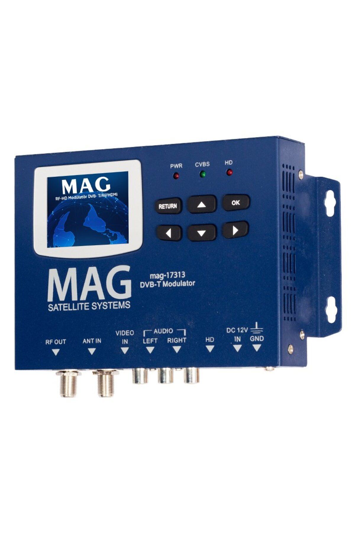 Trade Jam MAG MG-17313 LCD EKRANLI HD-RF CONVERTER FULL HD DVB-T ENCODER MODULATOR (DVB-T/AV/HDMI) (4396)
