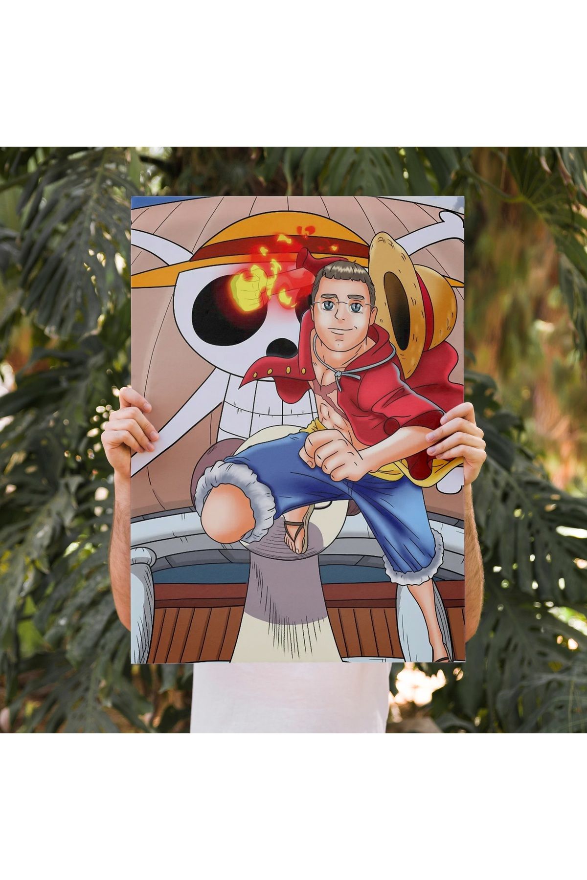 ÇELİKLER HEDİYE Kişiye Özel Karikatür Kanvas – Fotoğraftan Hazırlanan Hediye Tablo
