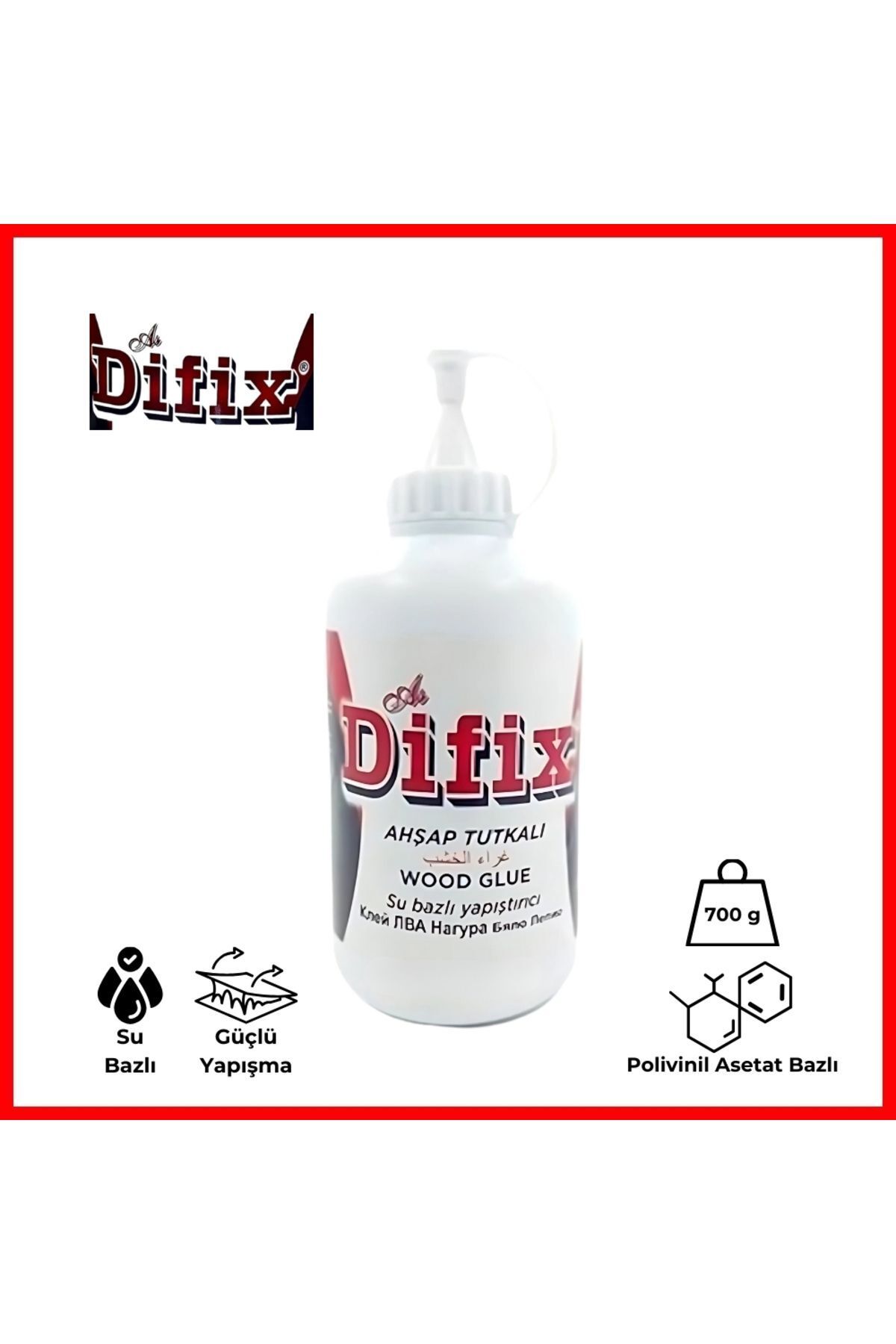 fiba teknik Difix Ahşap Tutkalı 700gr (1 adet)