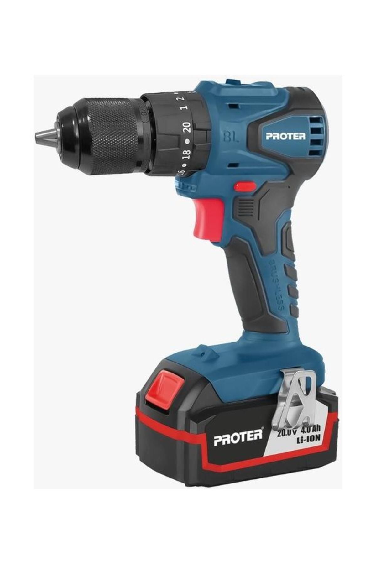 Elioure Kablosuz 10mm Darbeli Matkap, 20W, 2 Yıl Garanti, Akülü, Hafif ve Güçlü