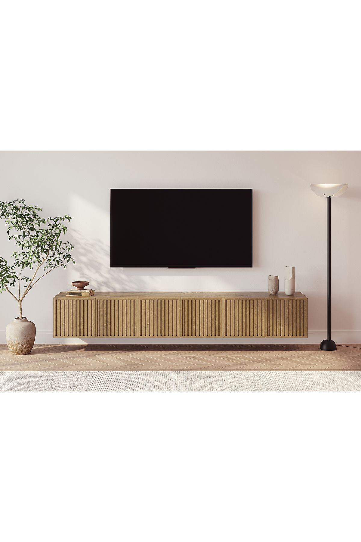 DUHO Des Tv Ünitesi - Meşe - 220 Cm