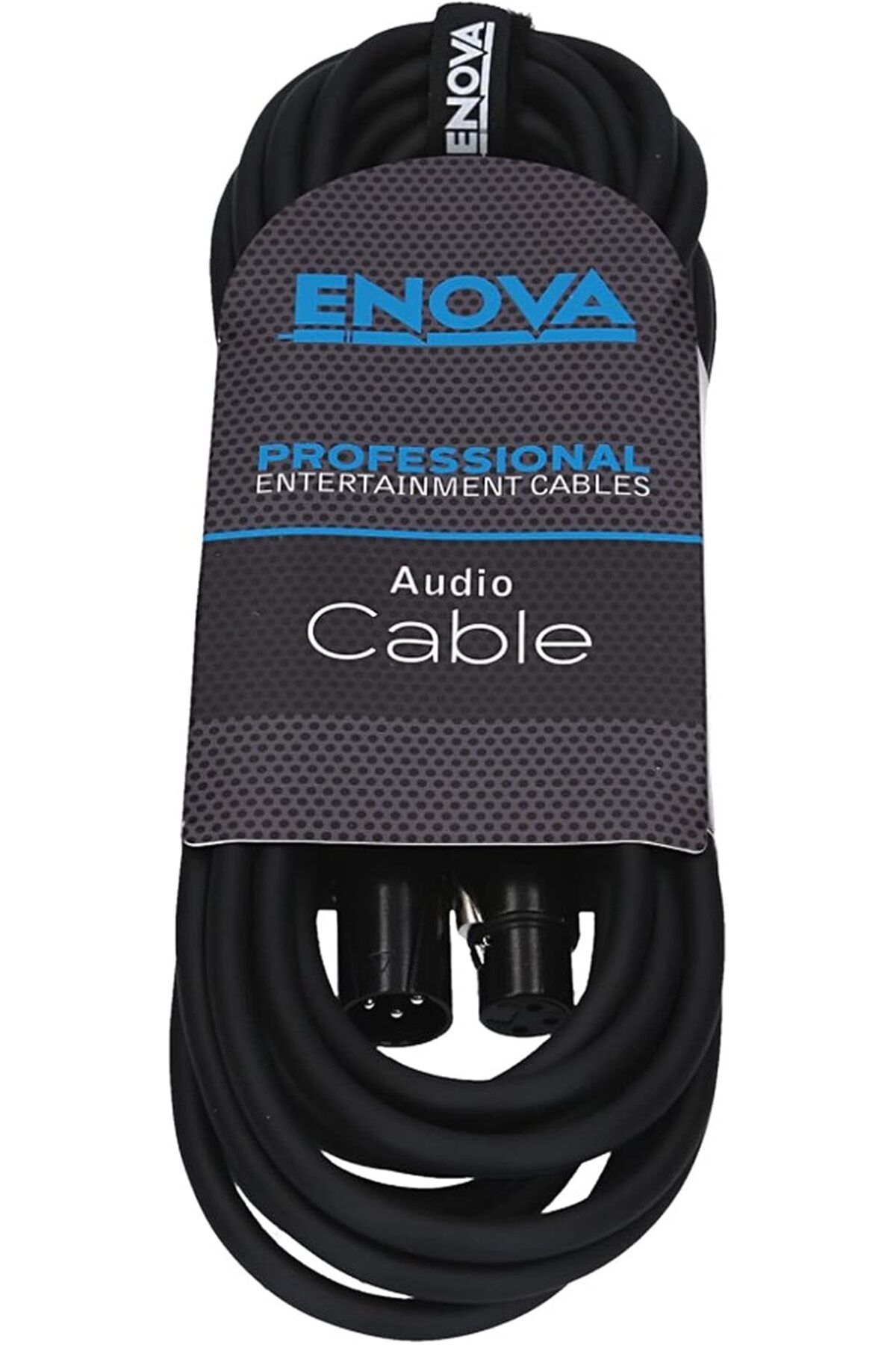 mazıdağı mazzıdağ 7 M XLR Dişi - XLR Erkek Mikrofon Kablosu, 3 Pin Analog Ve AES, Cırt Cırtlı Bant Ile
