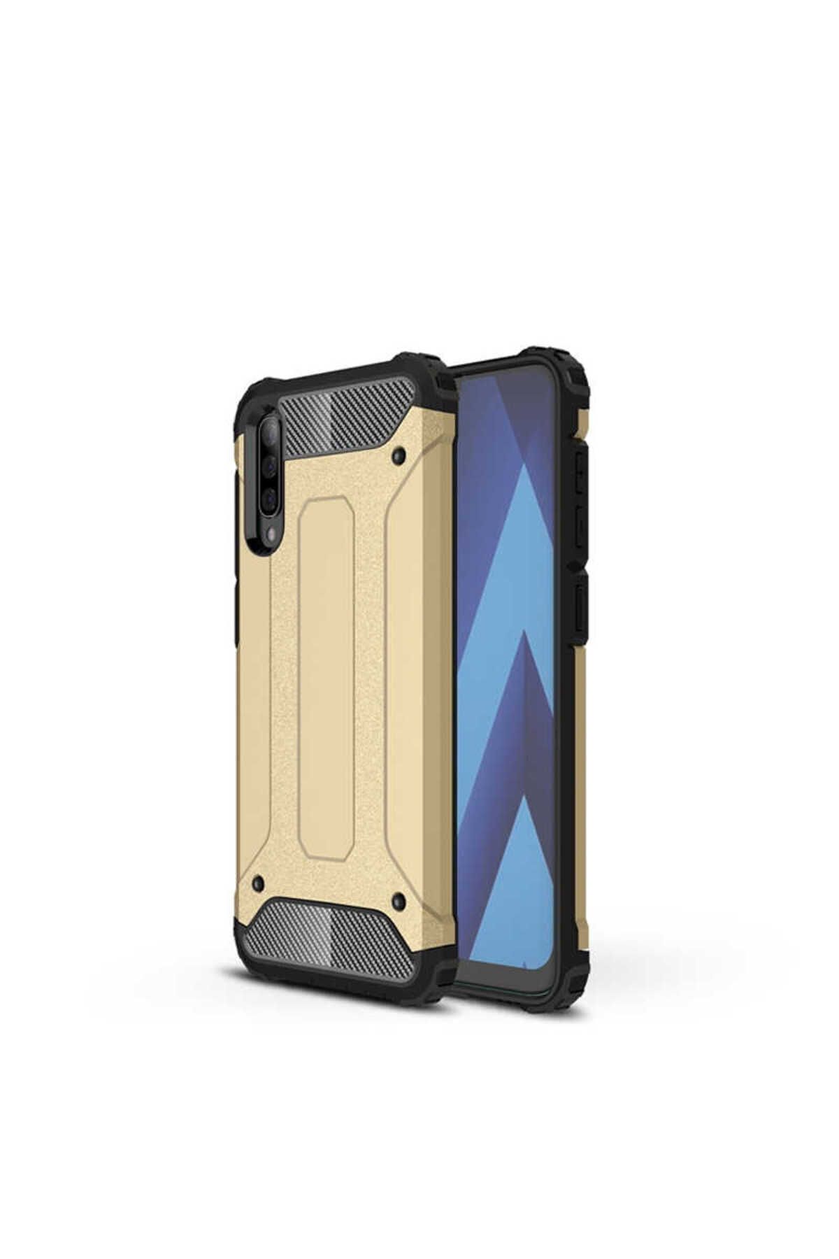 halkhouse Galaxy A50 Kılıf Zırh Tank Sert Korumalı Silikon Crash Silikon Kapak