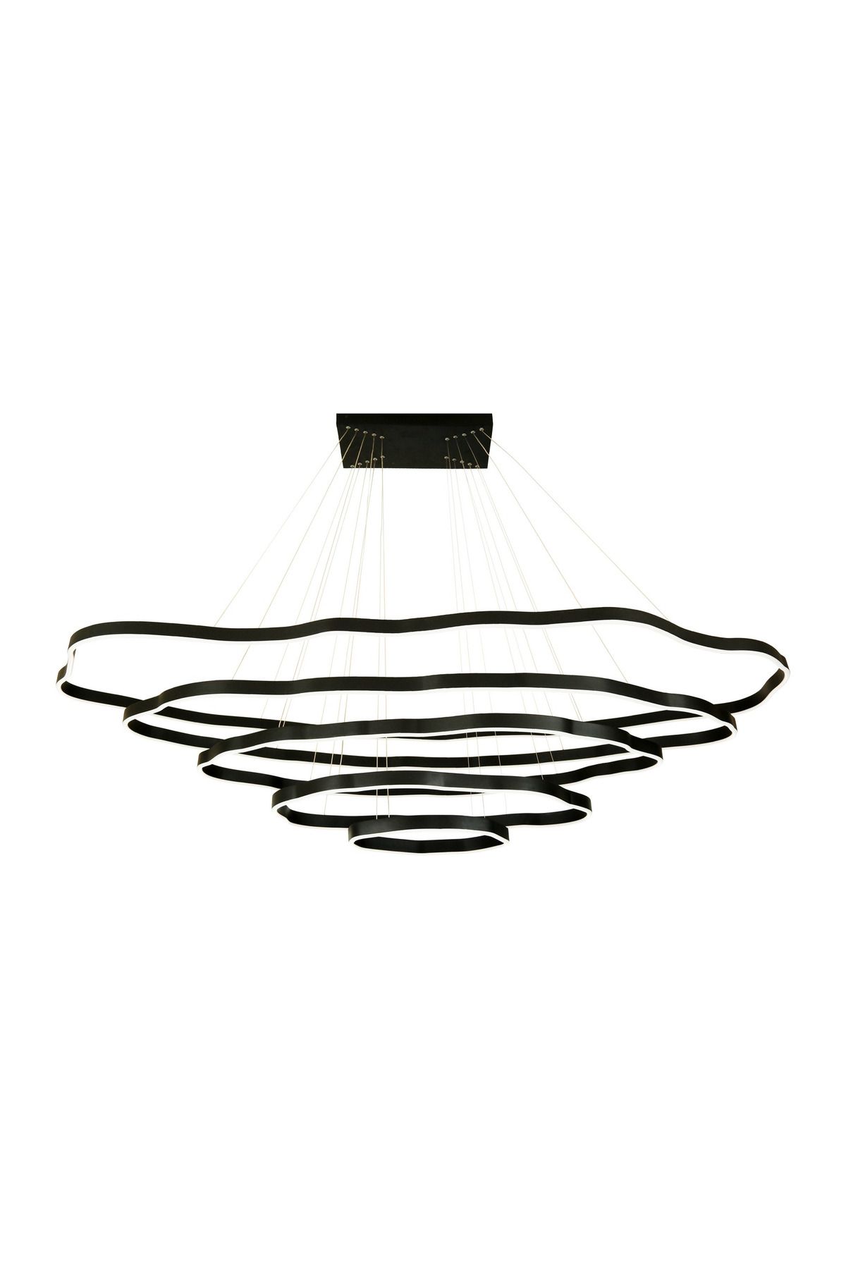 voxlamp lighting solutions Yüksek Tavan Led Avize Sarkıt Everest 220*100 Cm Dimmer ve Kumandalı