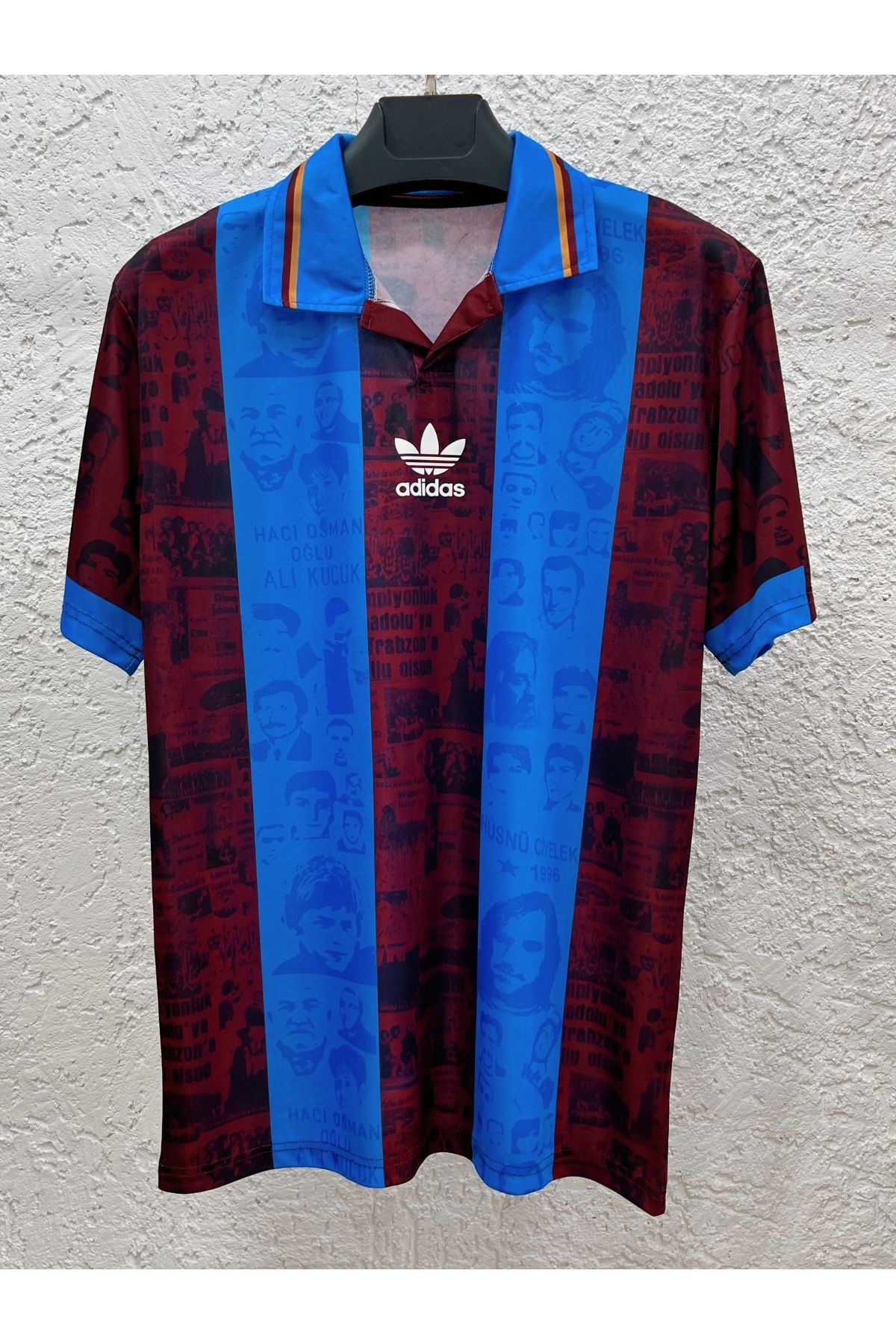 BiSpor Bordo Mavi Özel Tasarım Taraftar Forması Trabzon Efsaneleri T-Shirt