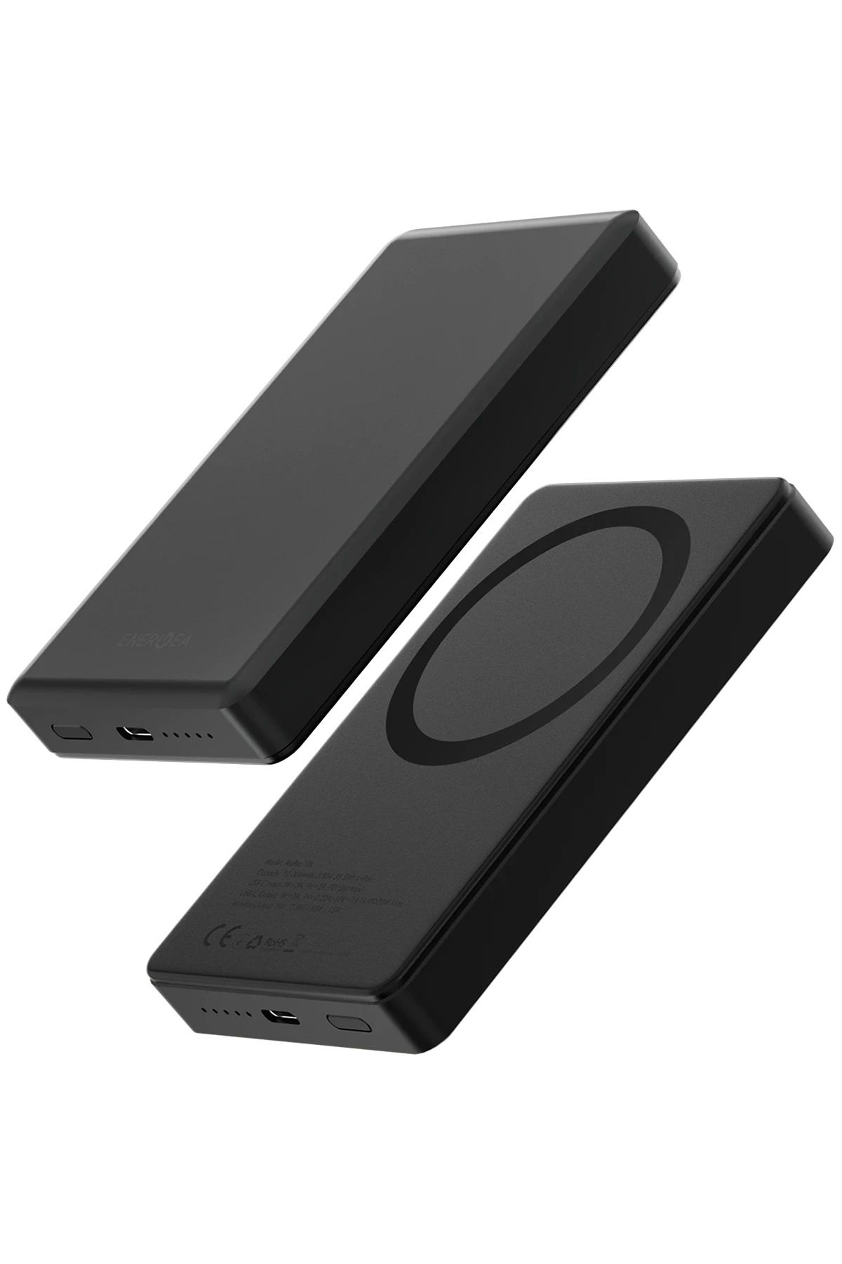 Energea AluPac 10.000 mAh 20W Type-C ve 15W Kablosuz PD Hızlı Şarj Magsafe Powerbank