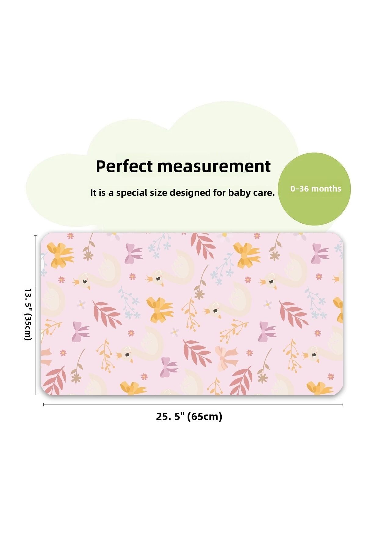 MatGo-35X65Cm Proof Swan Baby Care Pad - 2 Pieces 3
