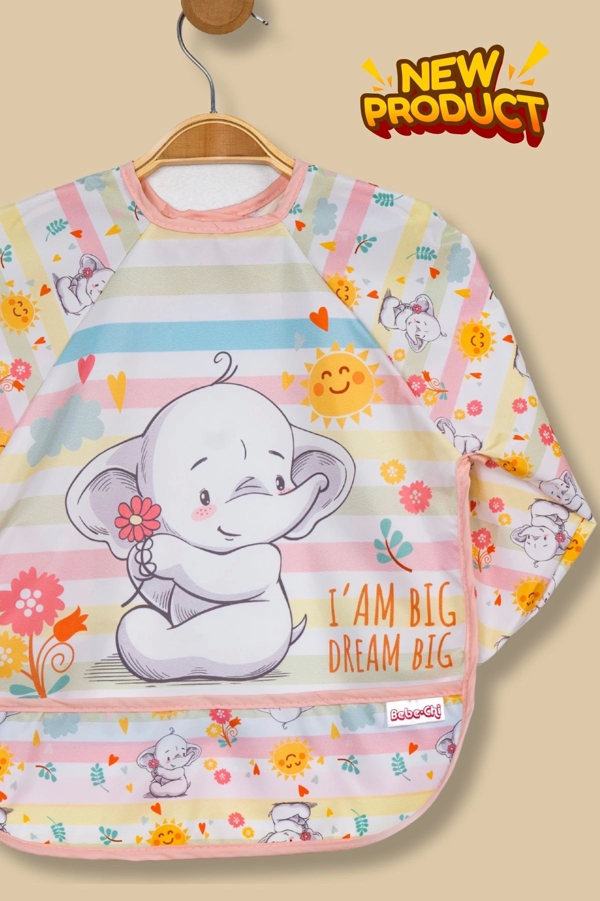 Bebechi Uzun Kollu 6-24 Ay Cepli  Aktivite Hobi Mama Önlüğü fotoğrafı 2 (önizleme)