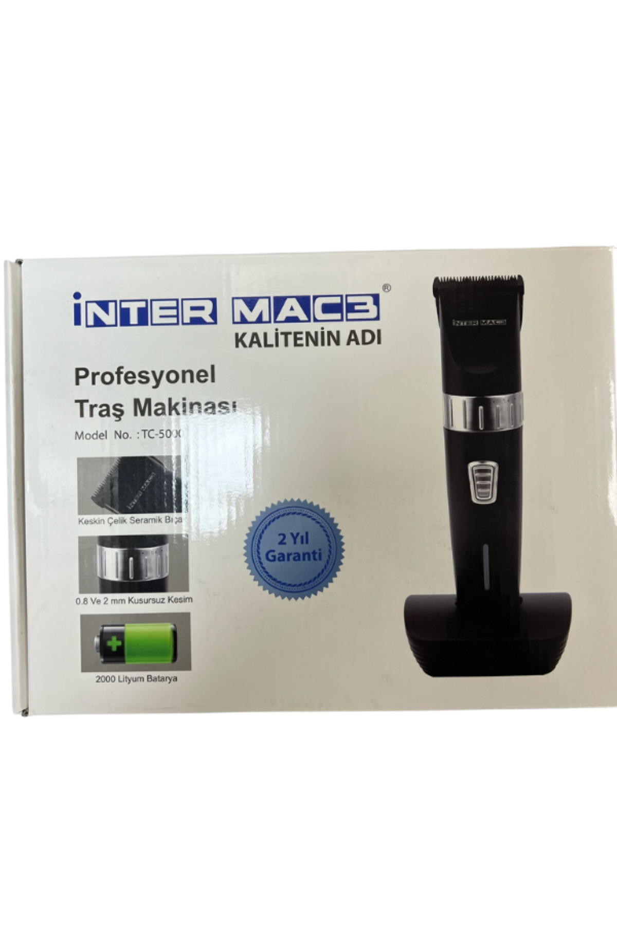 İNTER MAC3 Tc-5000 Profesyonel Kuaför Tipi Saç & Sakal Kesme