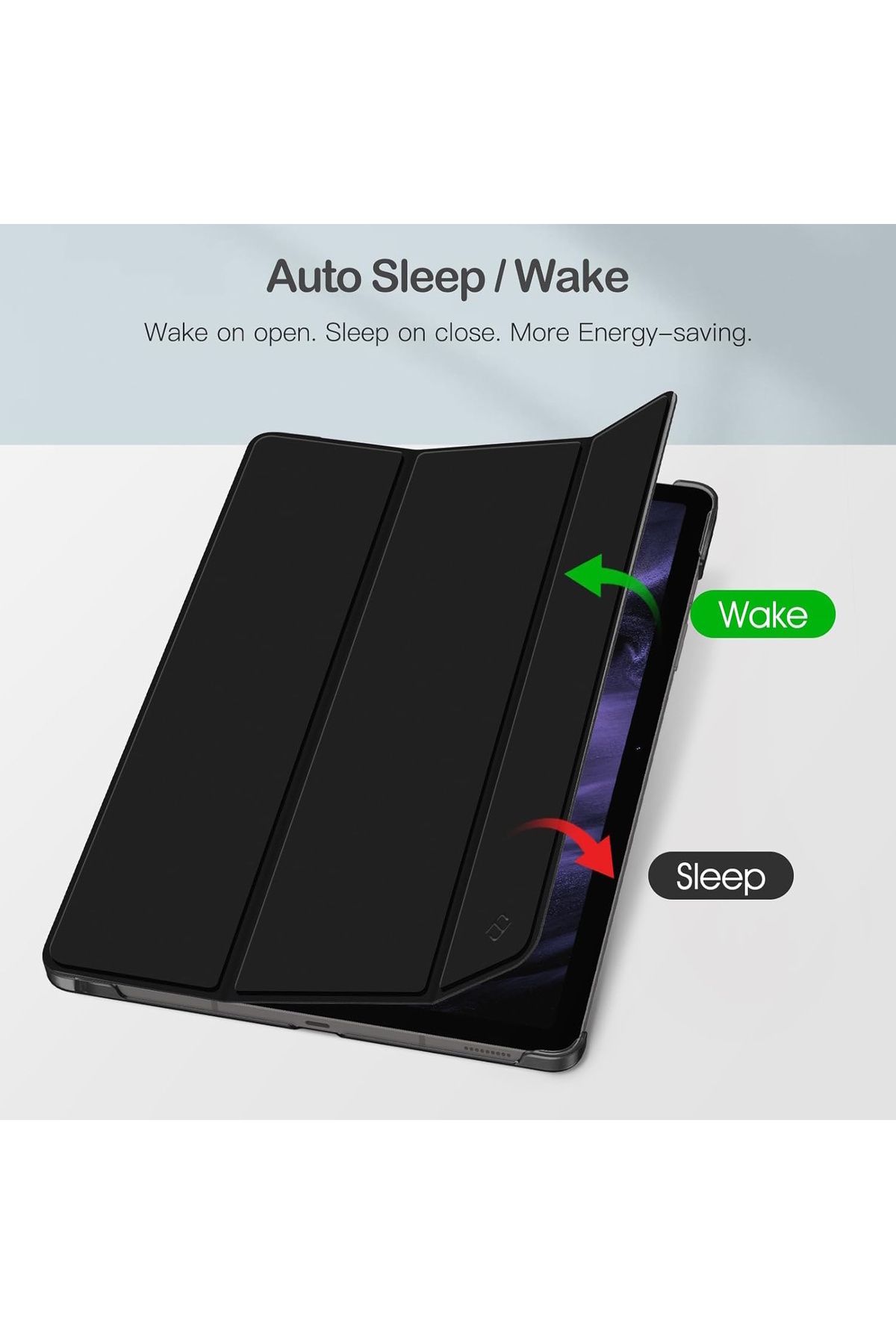 m.tk moveteck-Samsung Galaxy Tab S10 Fe Plus 13.1 Case Smart Sleep Mode Pen Compartment Stand Back Colorful Cover 7