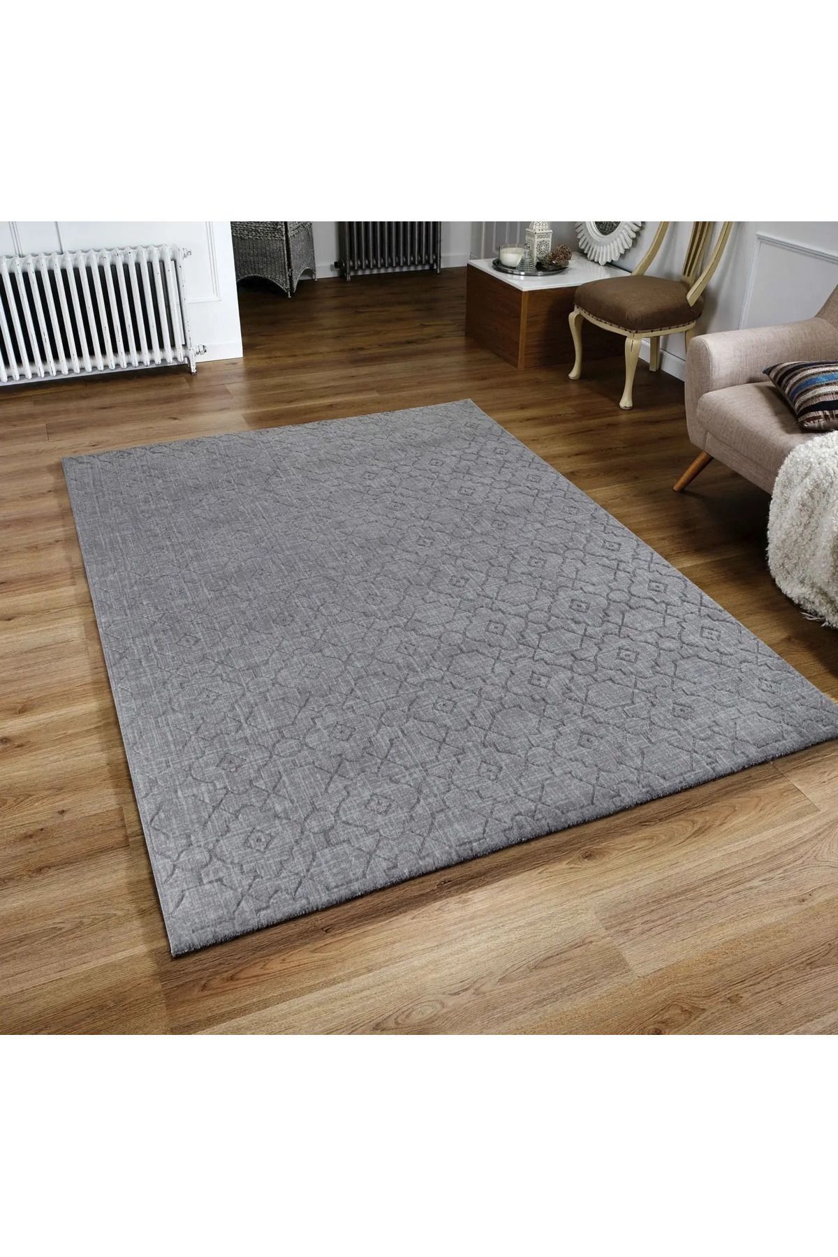 Tuşba Kaymaz Taban Modern Elit Şık Dört Mevsim Yıkanabilir Halı Yolluk Oturma Odası Salon Halısı