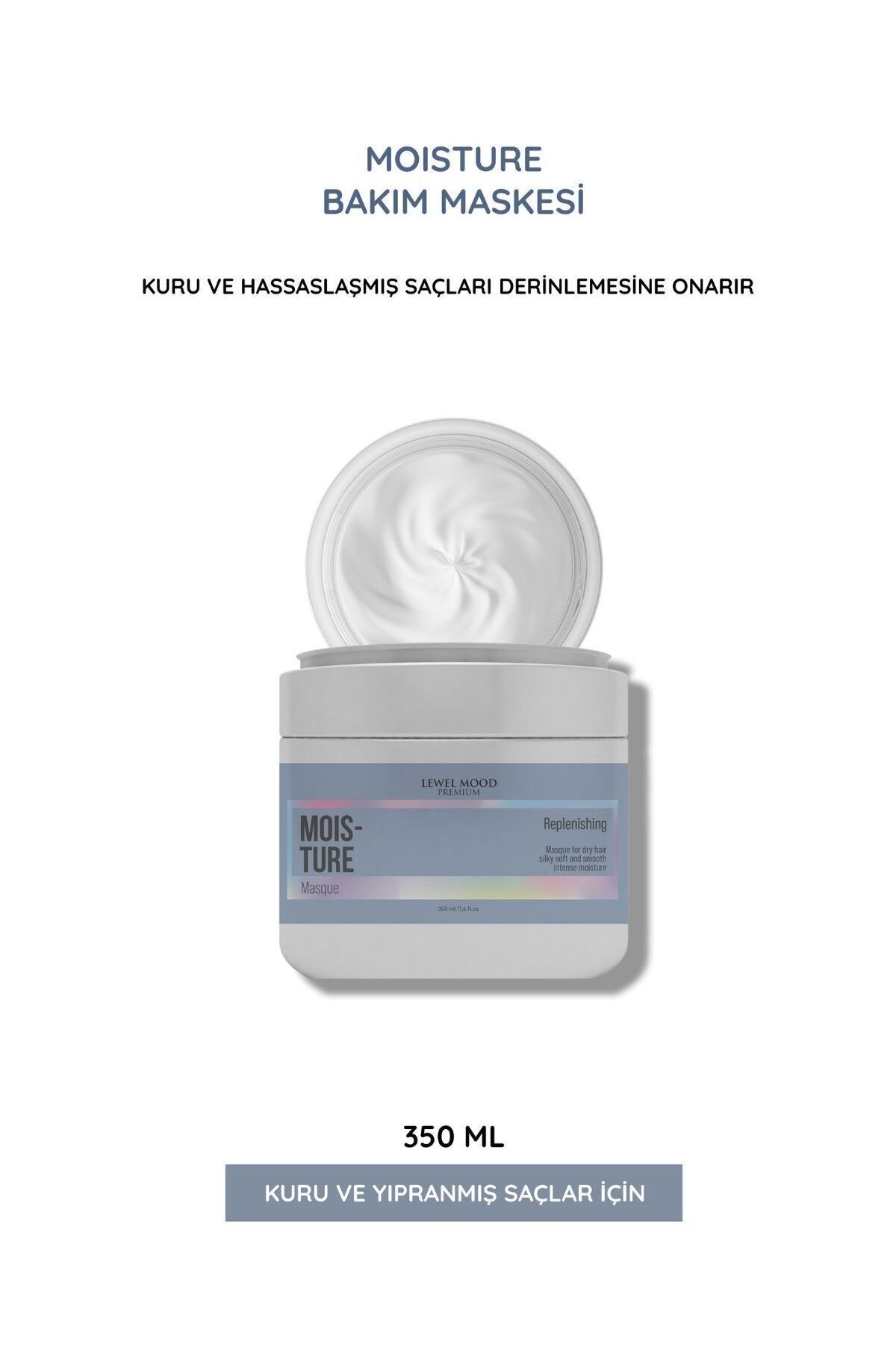 Moısture Kuru Ve Yıpranmış Saçlar İçin Nem Bakım Maskesi — Moisture Masque 350 ml — تصویر 3 از 5