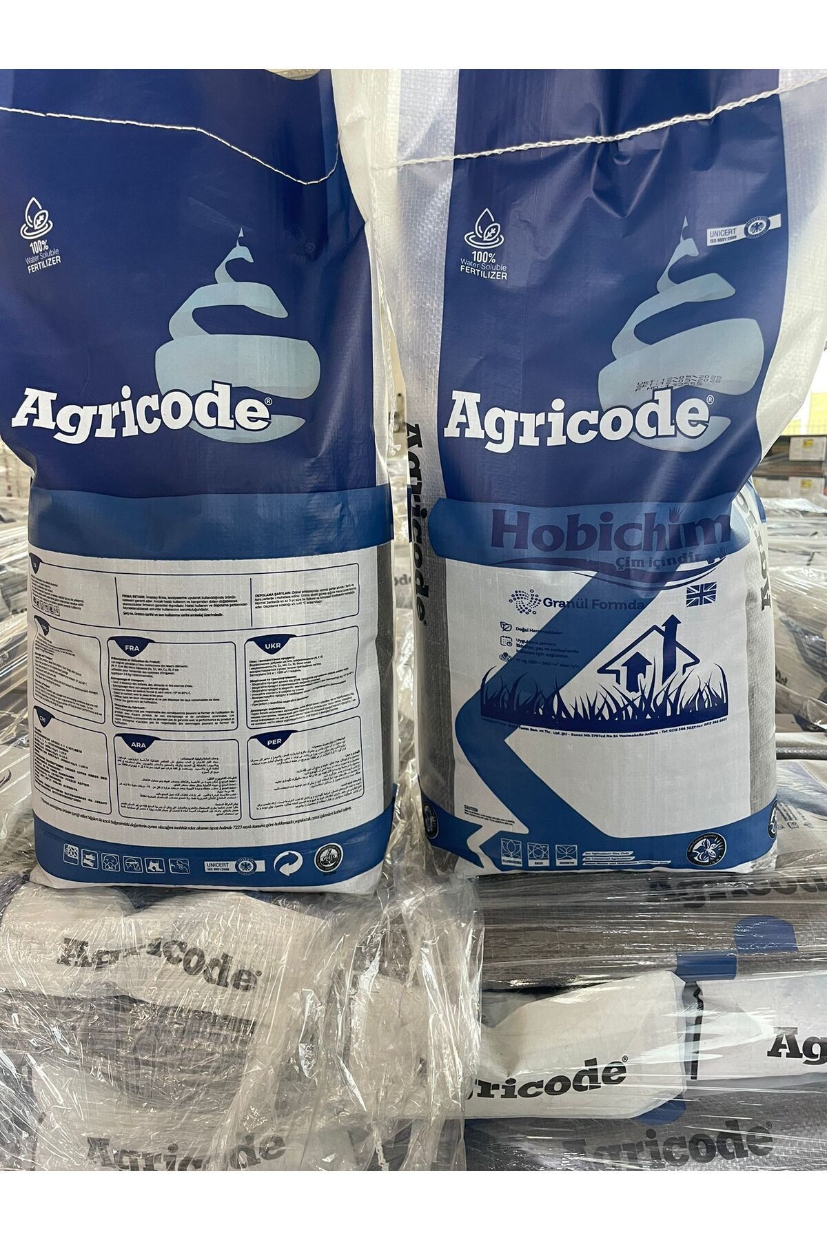 karaoğlan tarım Çim Için Özel 4 Mevsim Bakım Gübresi Agricode Hobichim 10 Kg Granül Gübre