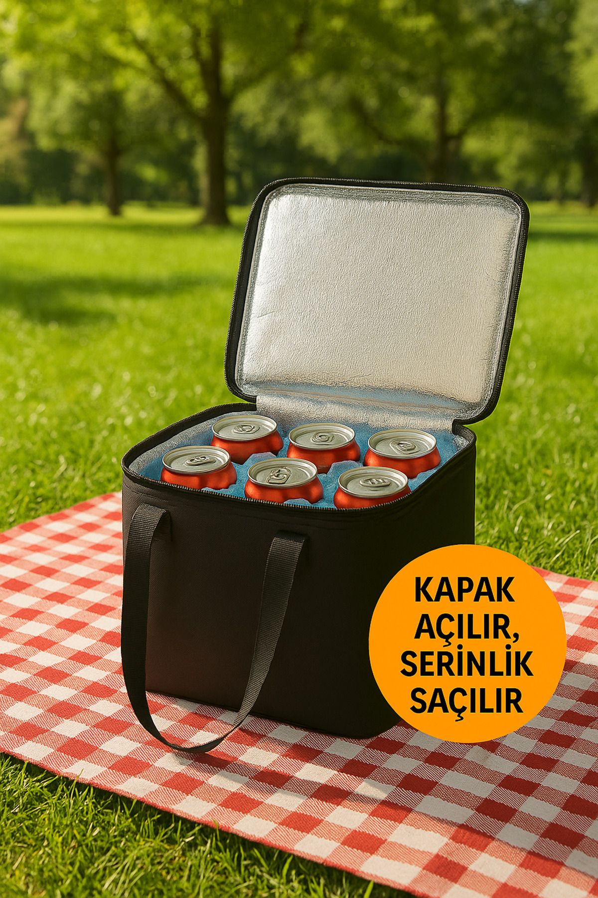 HİG HOME 22 Litre Termos Çanta | Yalıtımlı Plaj, Piknik, Kamp ve Günlük Kullanıma Uygun