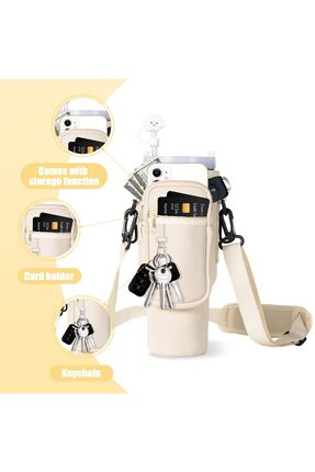 Besify Quencher 1.18 Lt Termos Askılı Neopren Koruma Termos Kılıfı Çanta Ve O...