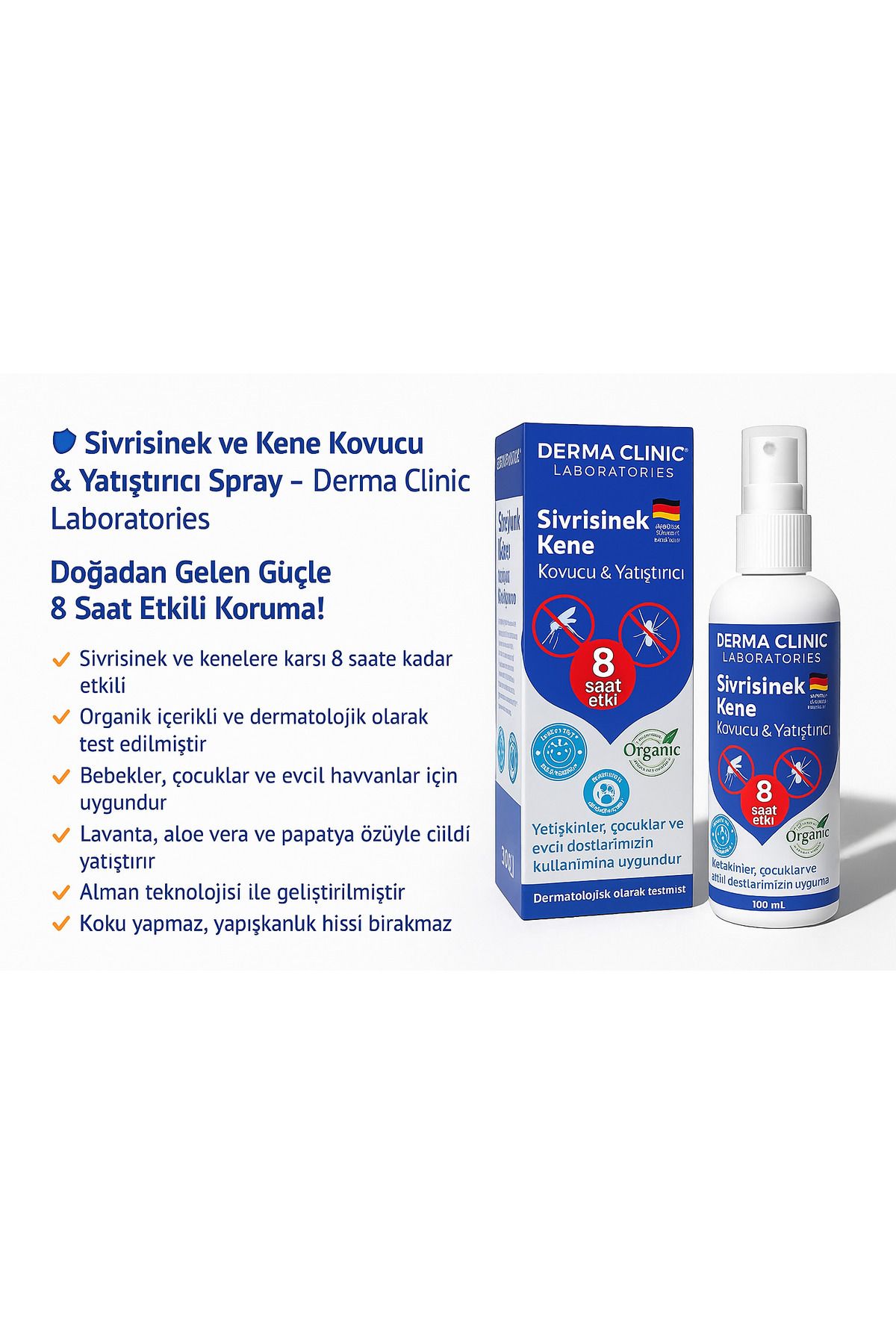Derma clinic Kene Sinek Kovucu Sprey