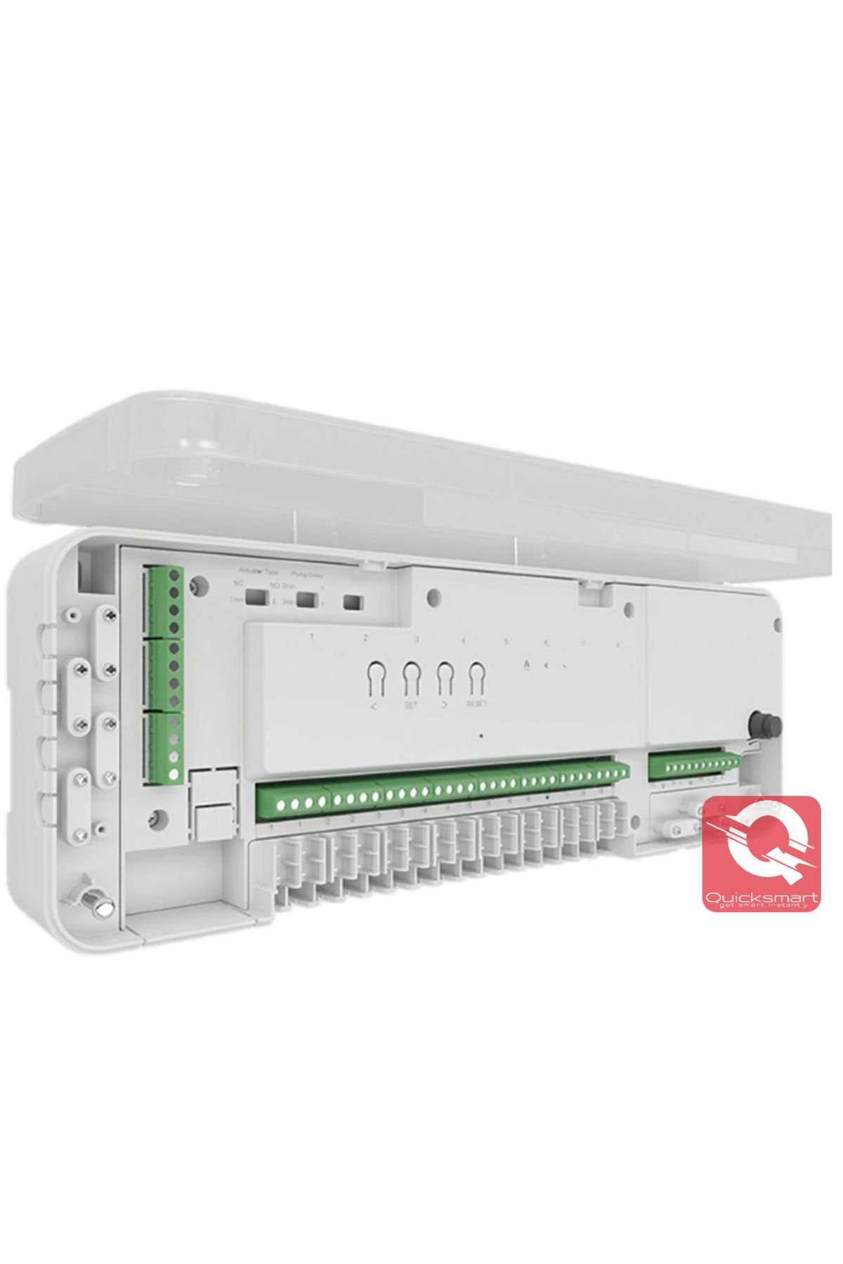 Quicksmart-Kit Automatizare Pardoseala Wireless Q20, Controller 2x 8 zone, 4x termostat Q30, Gateway Hub, Contr 4