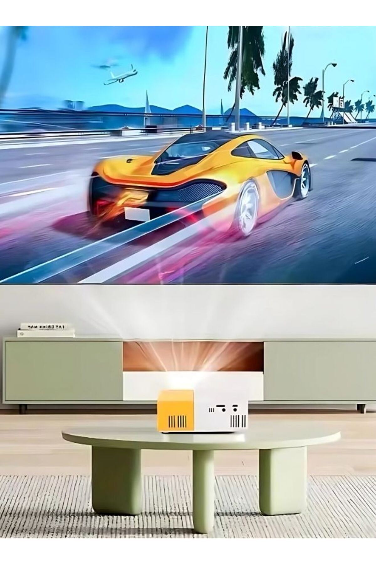 EGG-Smart Mini Projector High Resolution Projector 1080p Universal Compatble Ps5/iphone/android/hdmi/usb 8