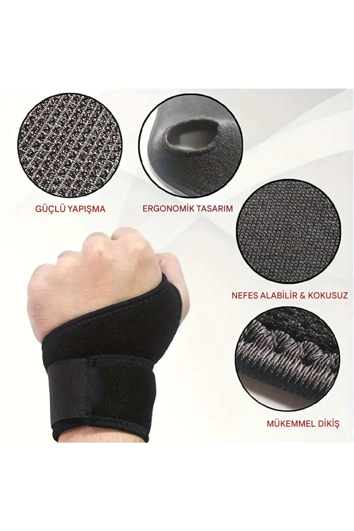 teknotrust-Women's & Men's Wristbands with Adjustable Support, Compatible with Right & Left Hands, Suitable for Sports and Daily Use 4
