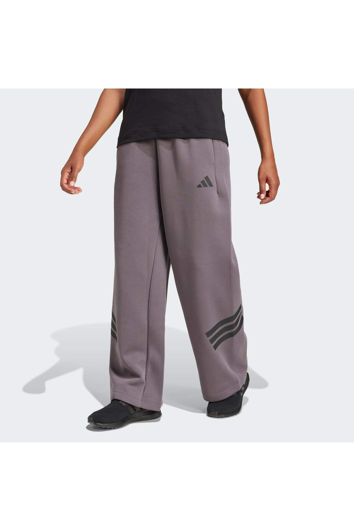 Future Icons 3-Çizgili Açık Paça Pantolon