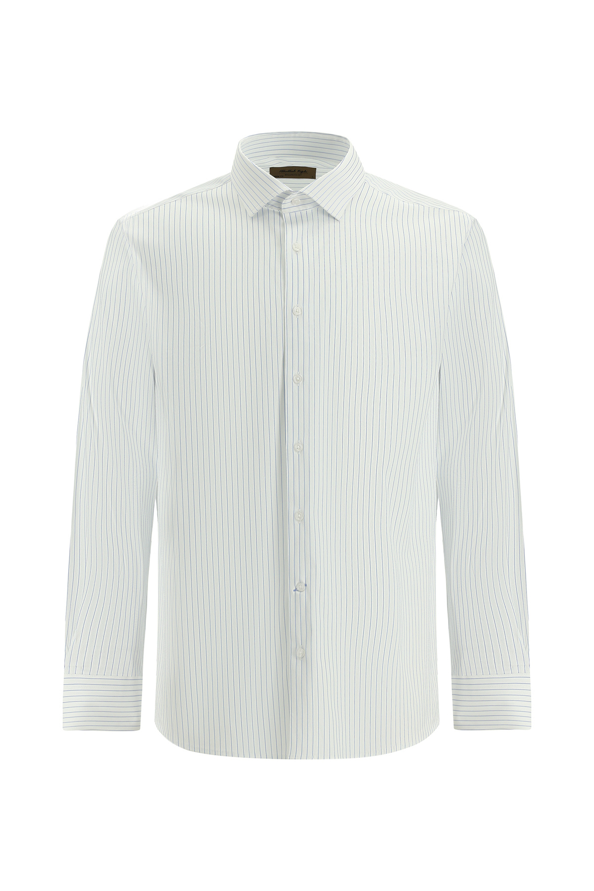 کیگیلی پیراهن نخی ایتالیایی آستین بلند راه راه معمولی