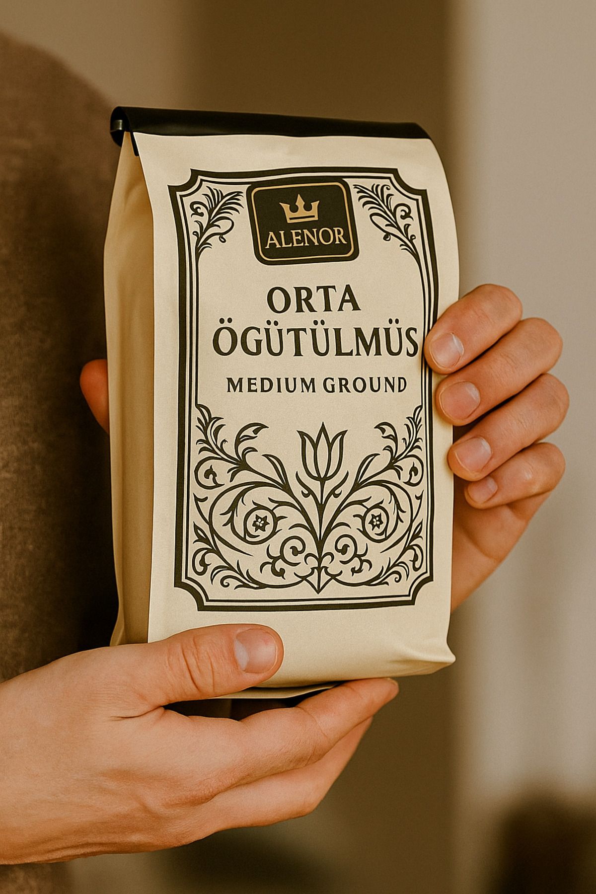 Alenor 250 gr Orta Kavrulmuş Yumuşak Içimli Özel Barista Kahvesi