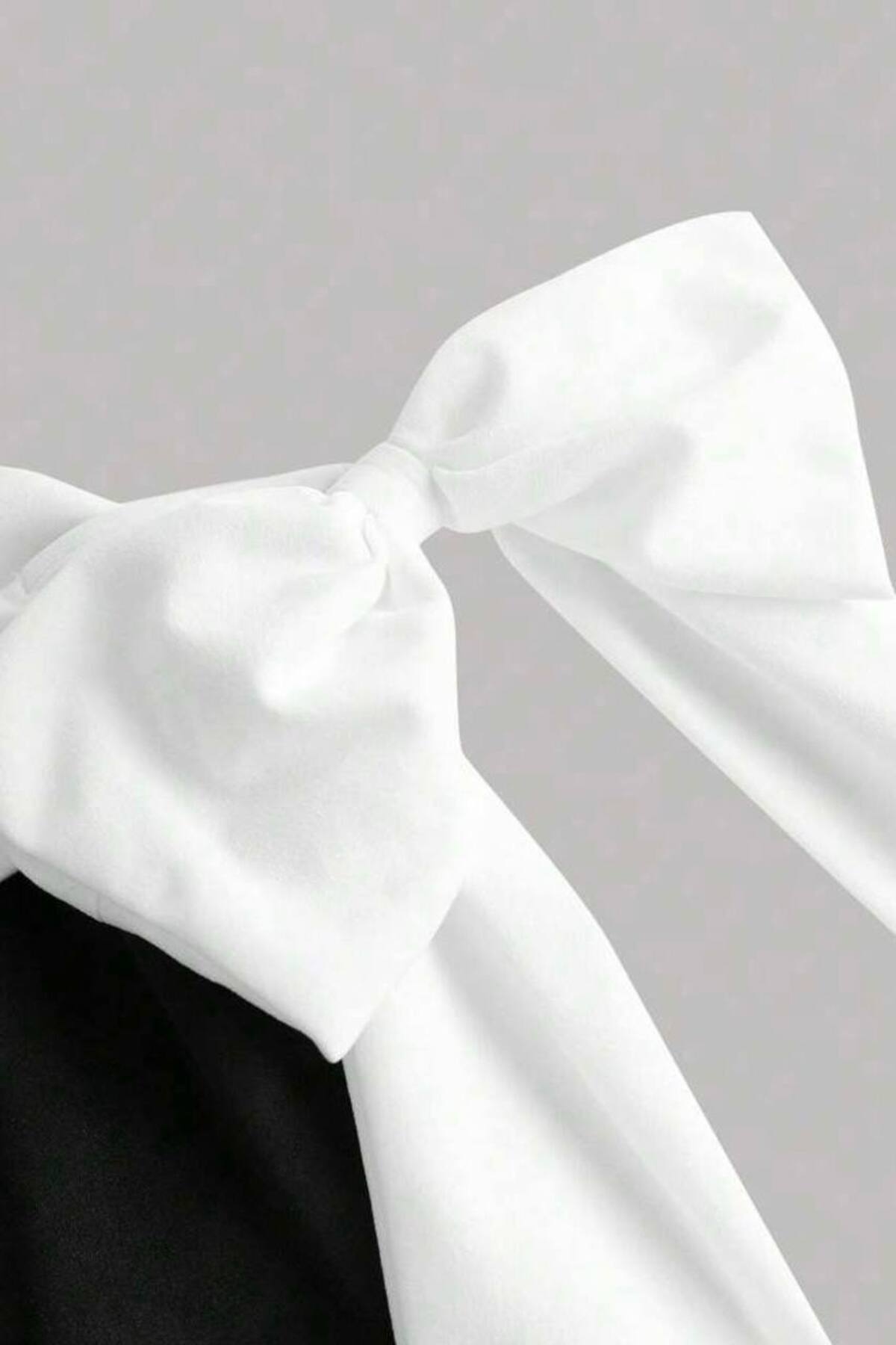 Varyete  Fiyonk Detay Midi Boy Varyete Elbise - Görsel 3