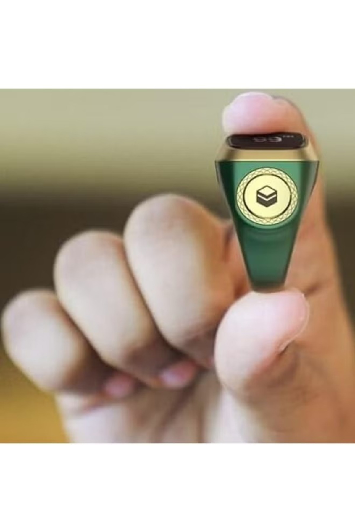 iqibla-20mm Zikr Ring Smart Ring with Vibration Reminder Tasbih Counter and Bluetooth Connection 2