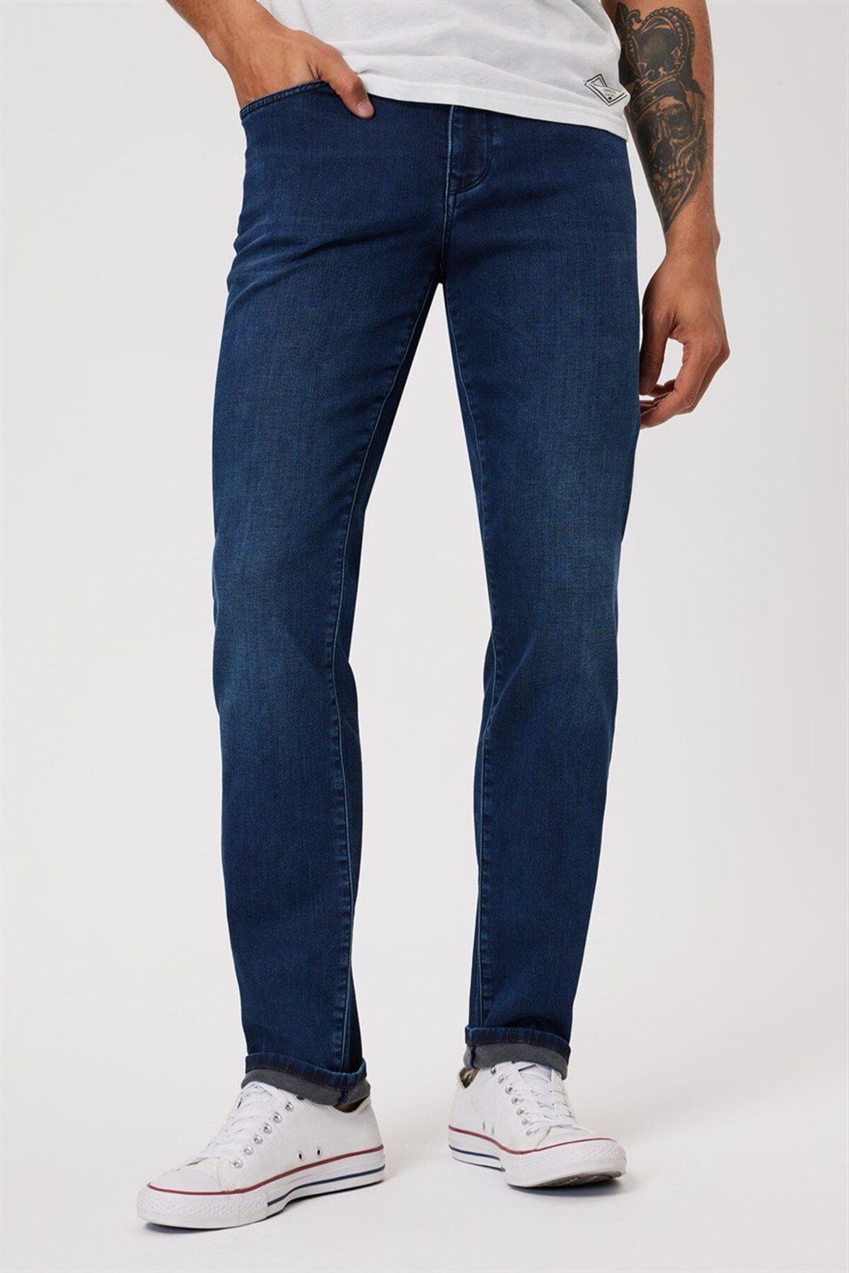 شلوار جین آبی مردانه جگر Judas Blue Od Lee Cooper