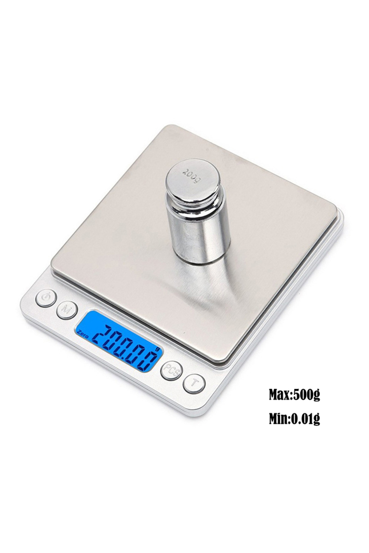 loftylife 500g 0.01g 500g/0.01g Digital Kitchen Scale Mini Jewelry Scale Food Scales Digital Weight gram And O