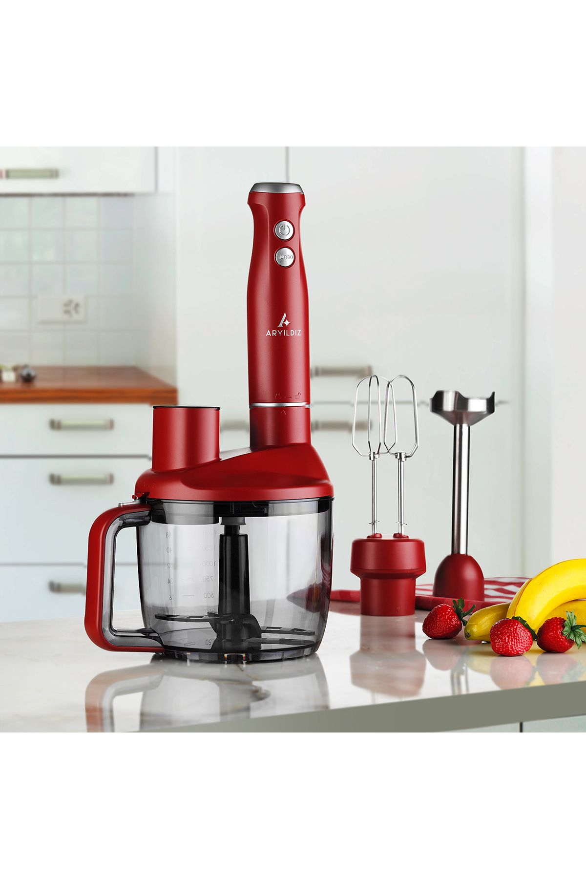 Aryıldız-Red Multi-Functional Food Processor 2
