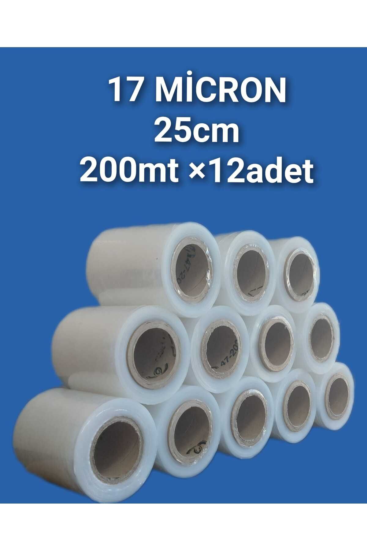 PEKERLER 12 ADET 25 CM 17 MİCRON 200 MT PEKER STREÇ