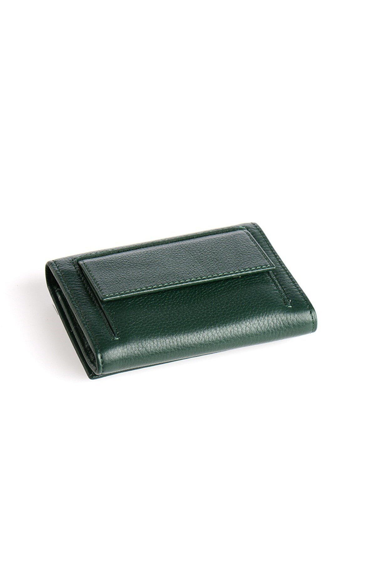 Deriderim-Green Genuine Leather Mother's Day Gift Wallet with Card Holder and ID Section Coin Pocket 2
