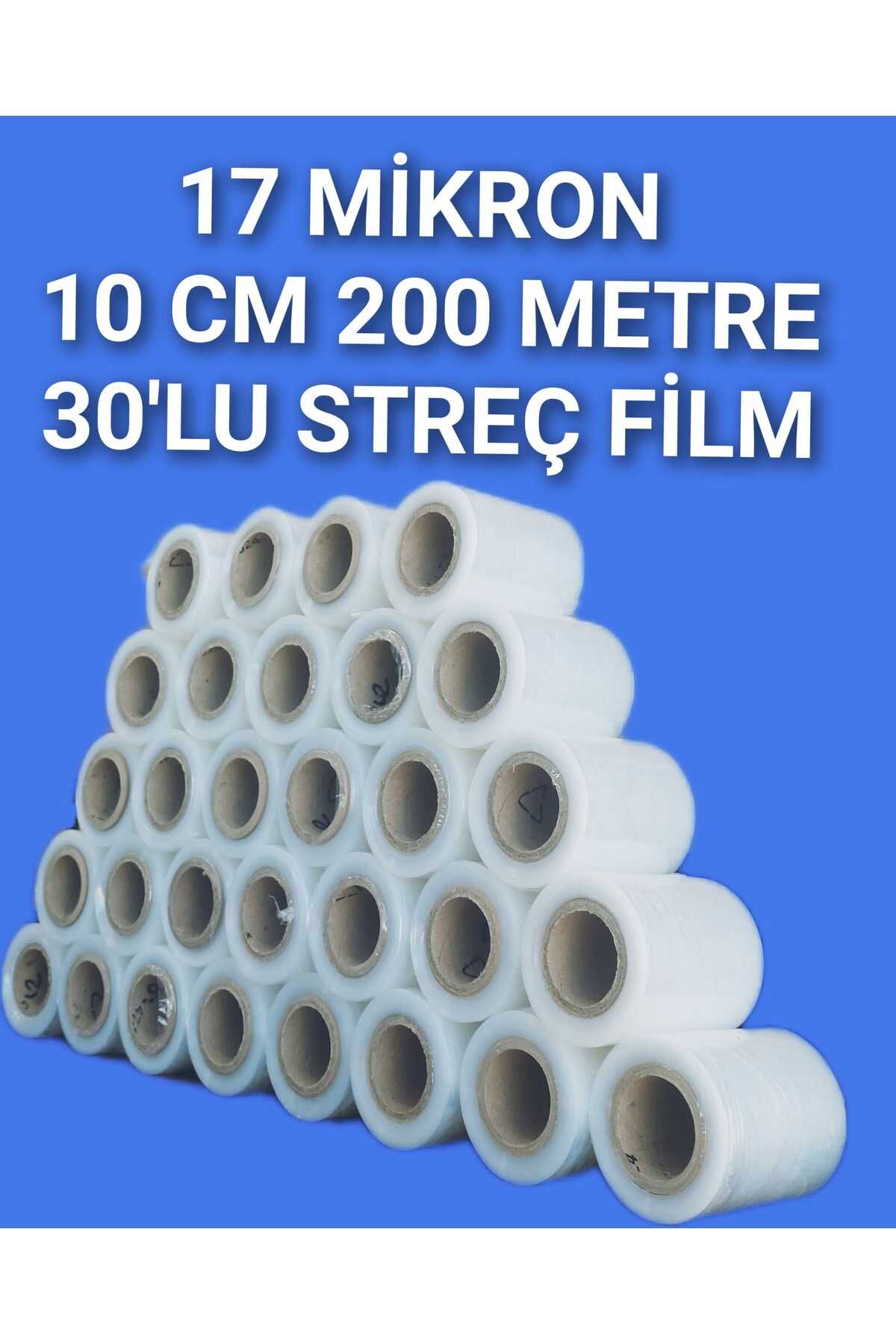 PEKER 30 Adet 10cm 17 Micron 200 Mt Steç Flim