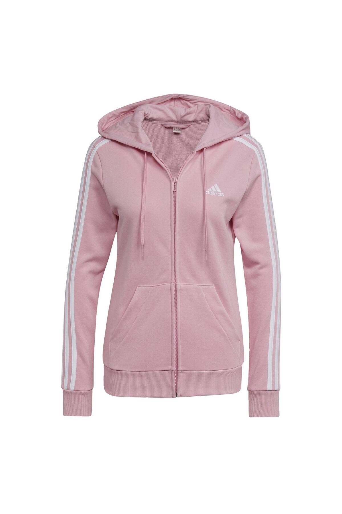 adidas Essentials French Terry 3-stripes Full-zip Kapüşonlu Üst görsel 7