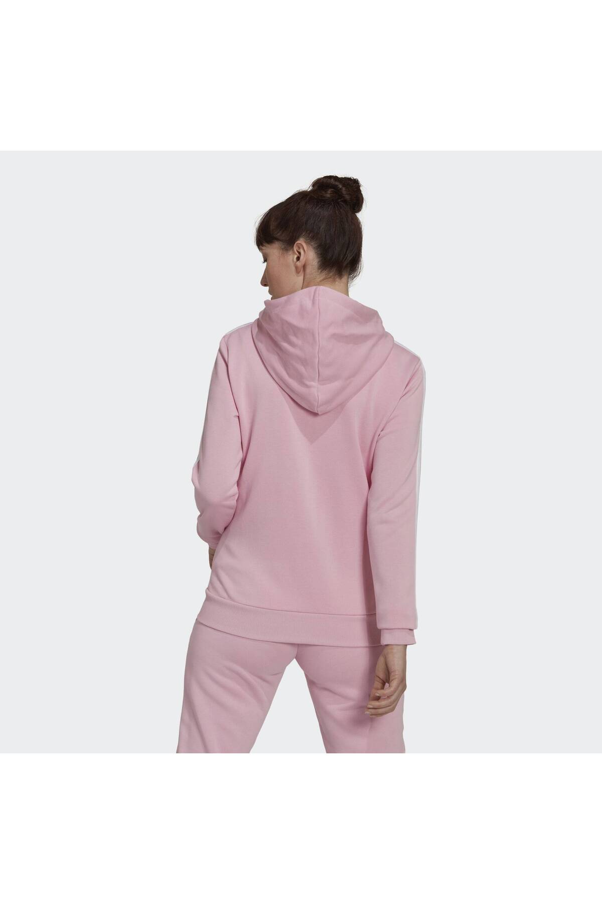 adidas Essentials French Terry 3-stripes Full-zip Kapüşonlu Üst görsel 2