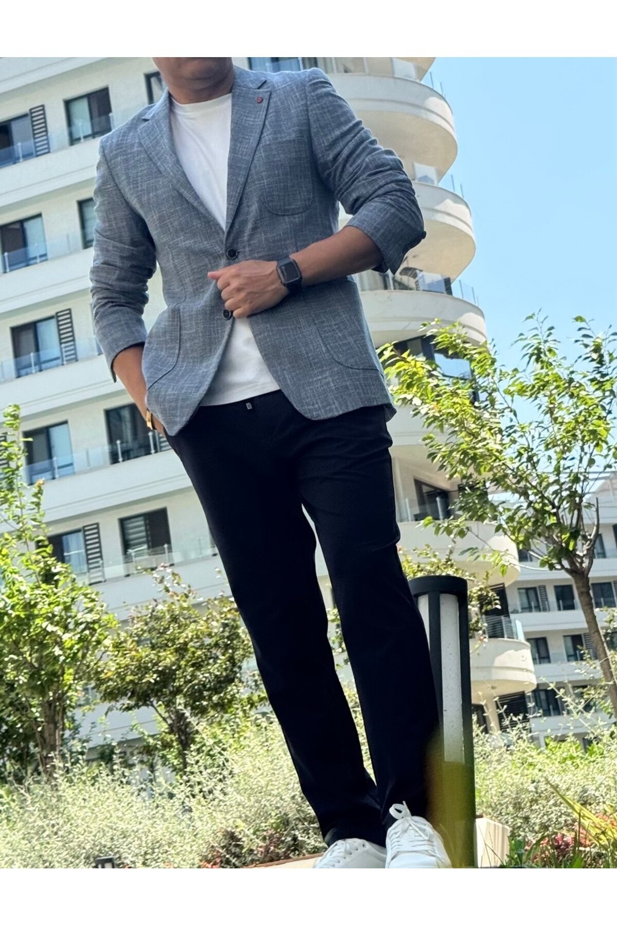 ACTUAL  Slim Fit Blazer Tek Ceket 7145-1 R5 Laci - Görsel 3