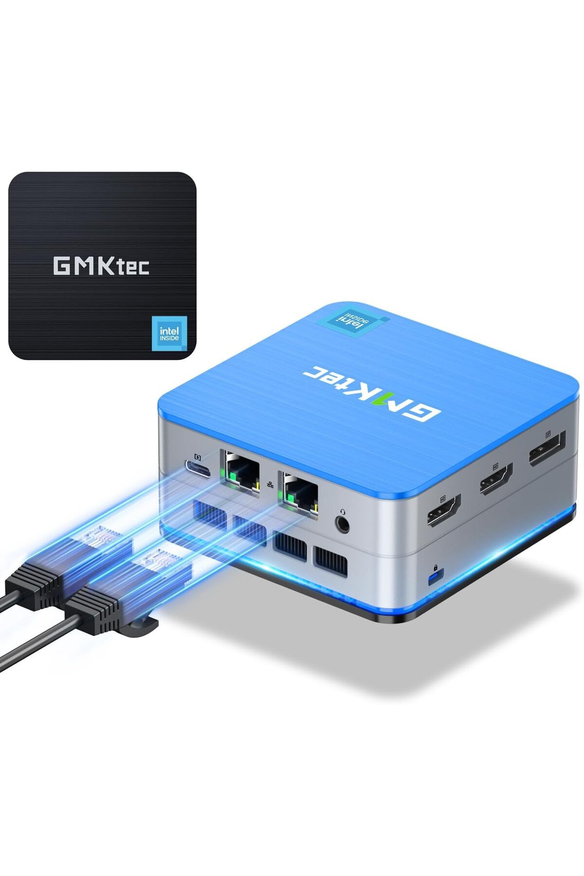 GMKtec-GMKtec NucBox G2 Plus Desktop Ultracompact Mini PC, Intel Twin Lake N150(4C/4T) up to 3.6GHz 3