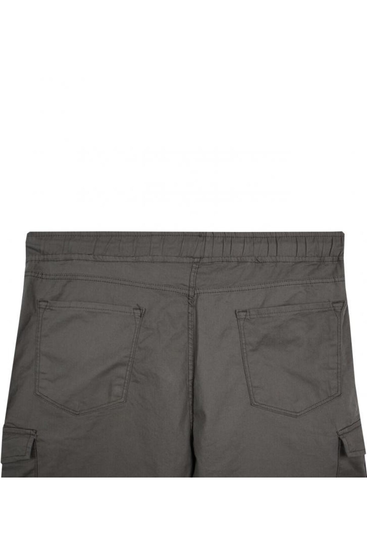 marufshop Lastik Paçalı Ve Kargo Cepli Erkek Büyük Beden Likralı Jogger Pantolon Toprak görsel 5