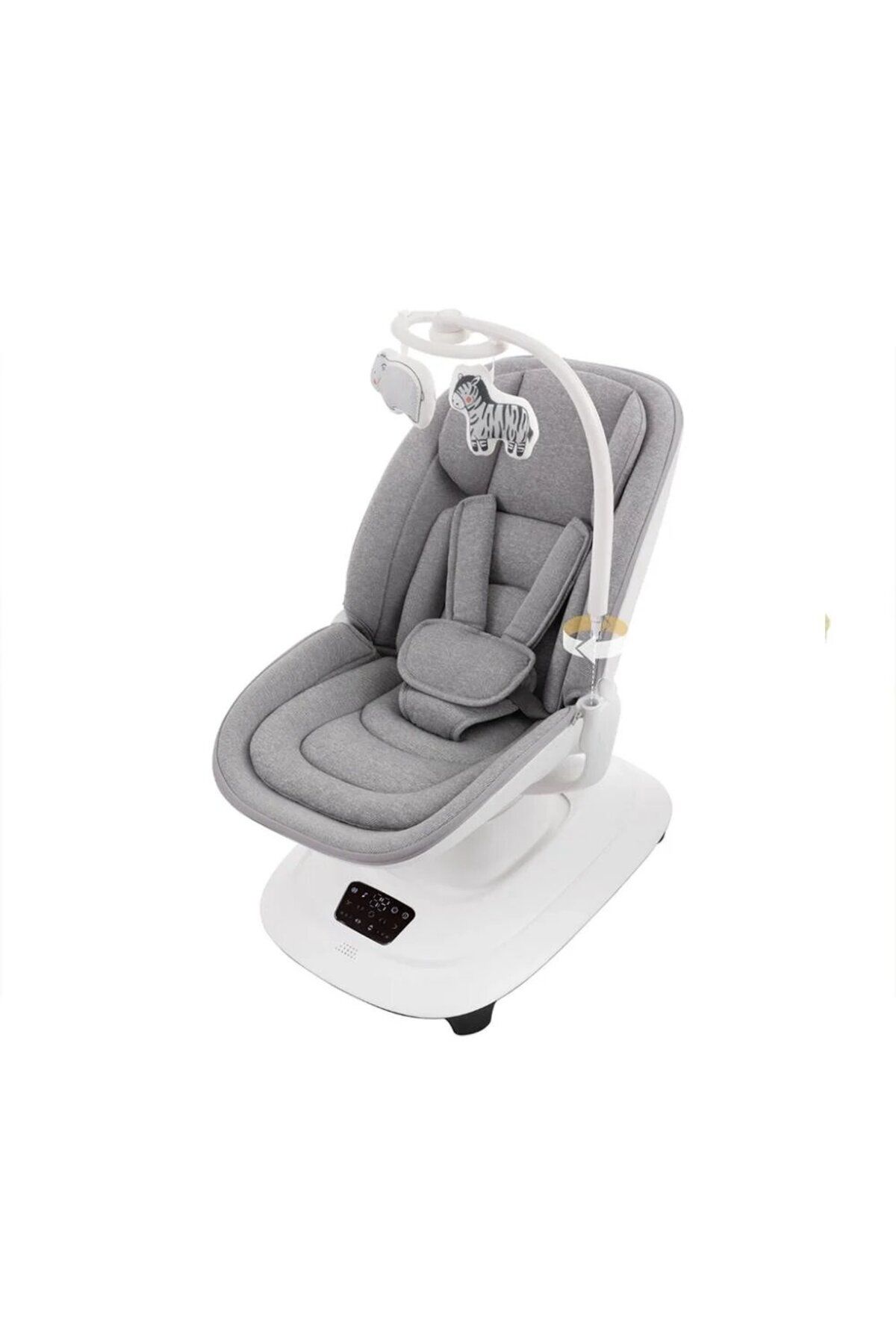 Mini Baby-مهد اطفال ديلوكس متعدد الحركات مع تحكم لطيف باللمس و5 اوضاع تأرجح ودوران 360 درجة وتحكم عبر التطبيق 3